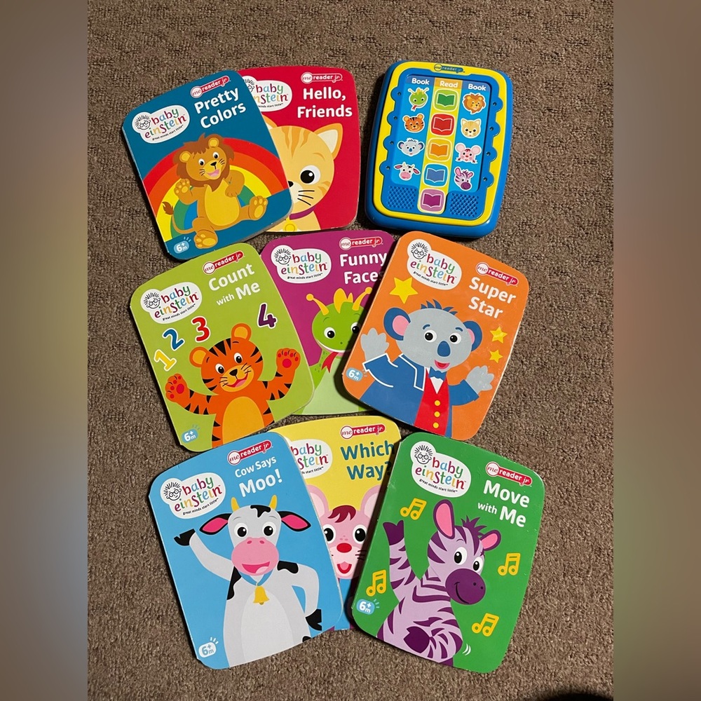 8 Baby Einstein Me Reader jr. Books